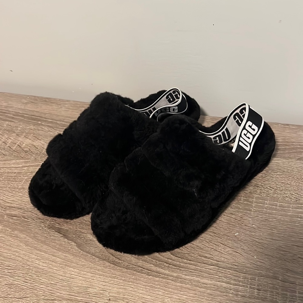 Ugg platform slippers